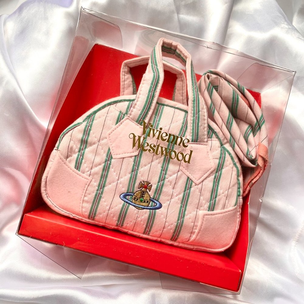 VIVIENNE WESTWOOD STRIPE MINI TINY BAG - Picture 2 of 3